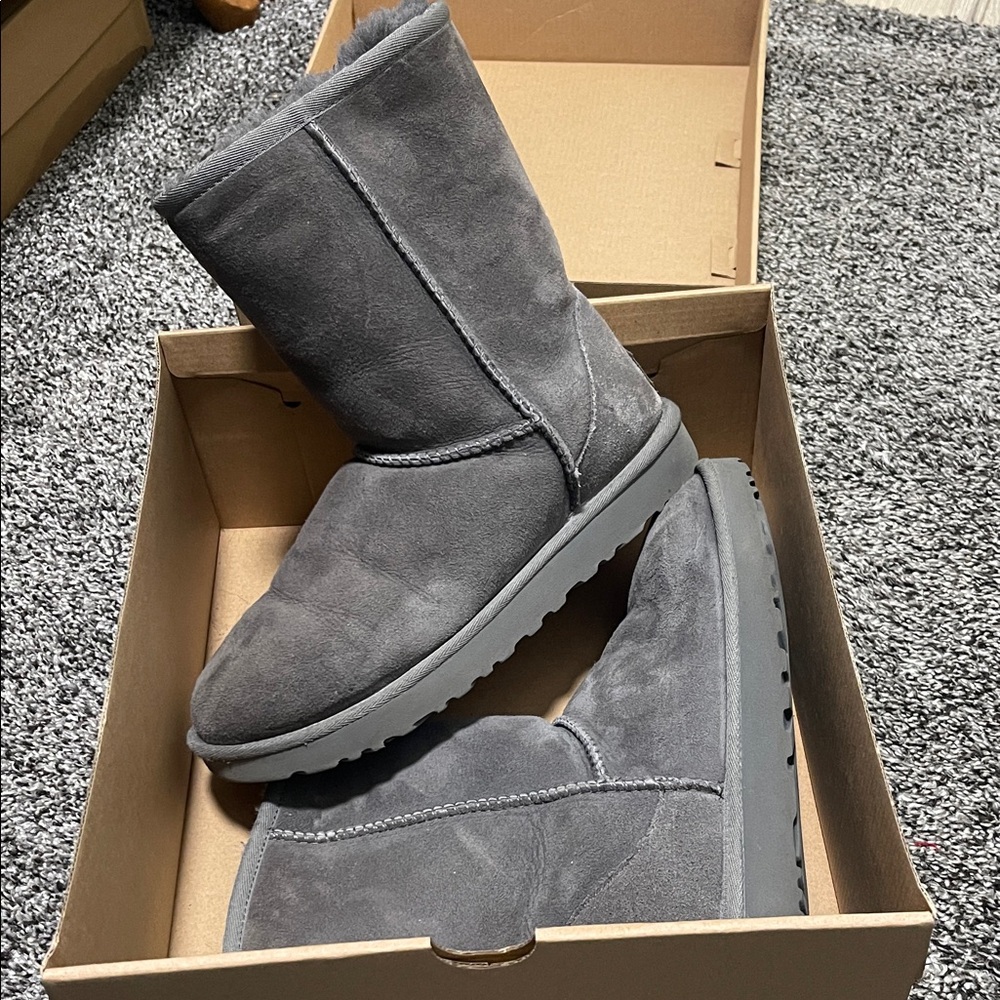 UGG Classic Gray Winter Boots